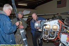 putting the prop on
